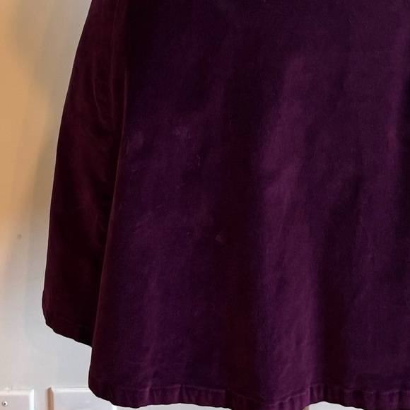 Mod Cloth Purple Velvet Romper Dress XS Academia Pockets - Picture 11 of 12